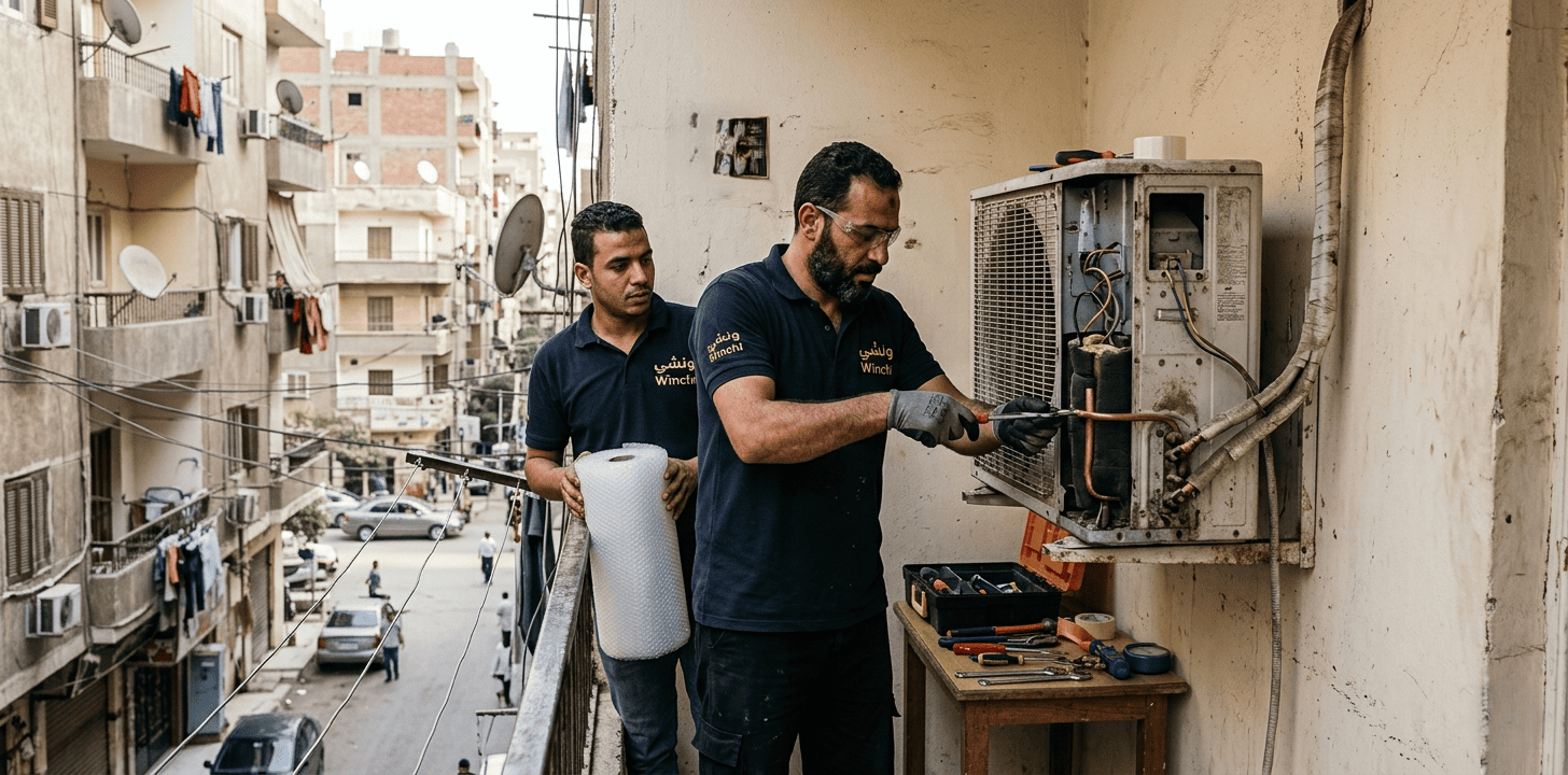 فنيين كهرباء متخصصين في فك الأجهزة الكهربائية